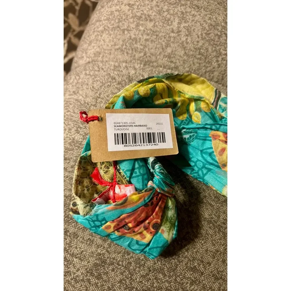 Vivienne Westwood floral headband Turquoise